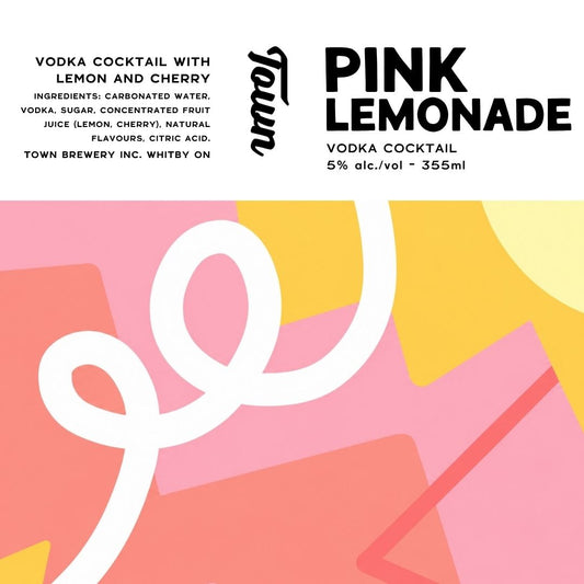 PINK LEMONADE VODKA COCKTAIL - 4PK